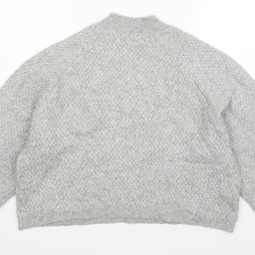 MNG Womens Grey  Knit Pullover Jumper Size L