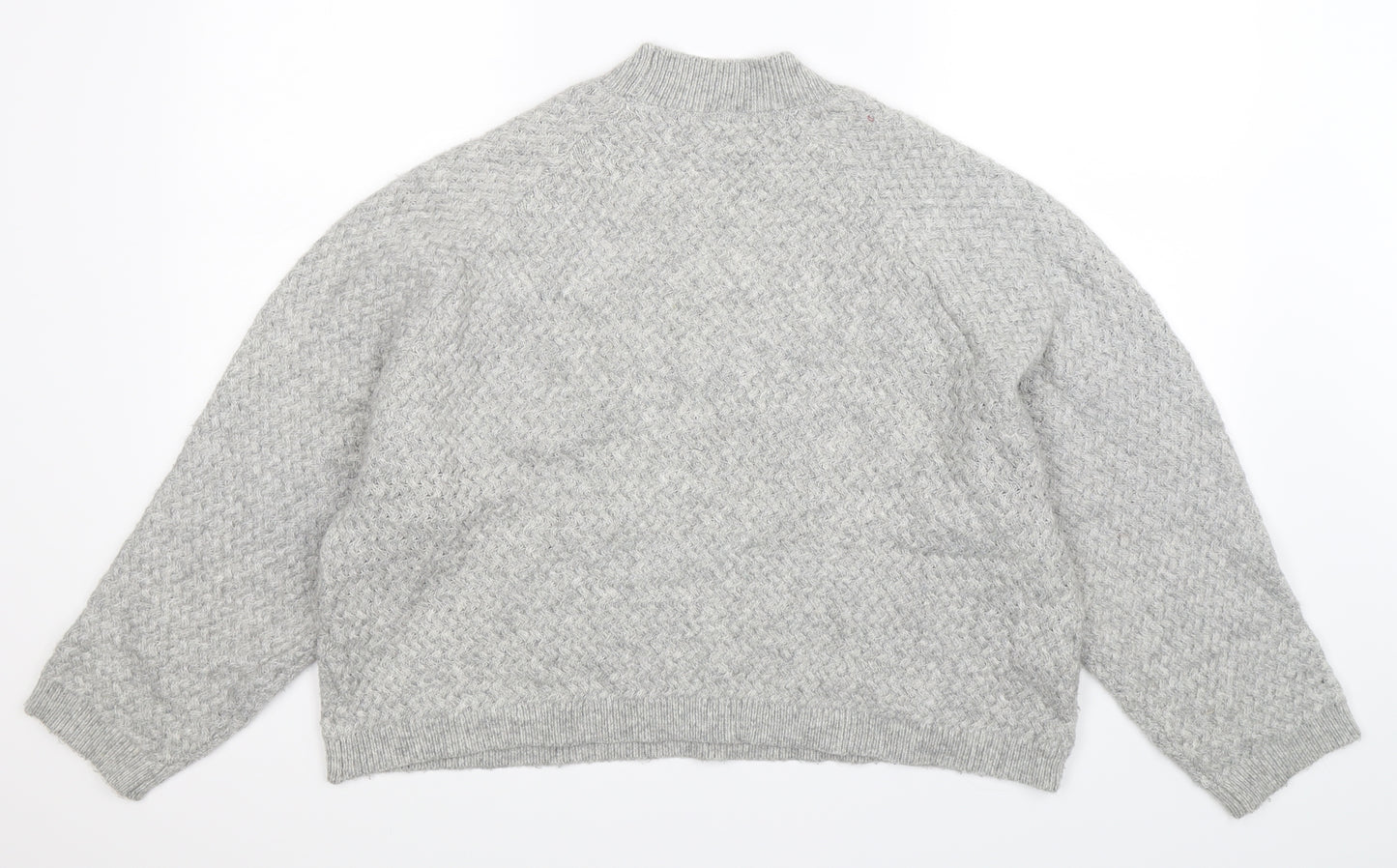 MNG Womens Grey  Knit Pullover Jumper Size L