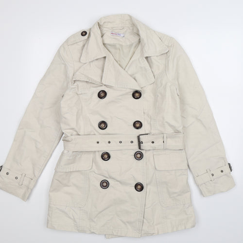 Papaya Womens Beige   Jacket Coat Size 14