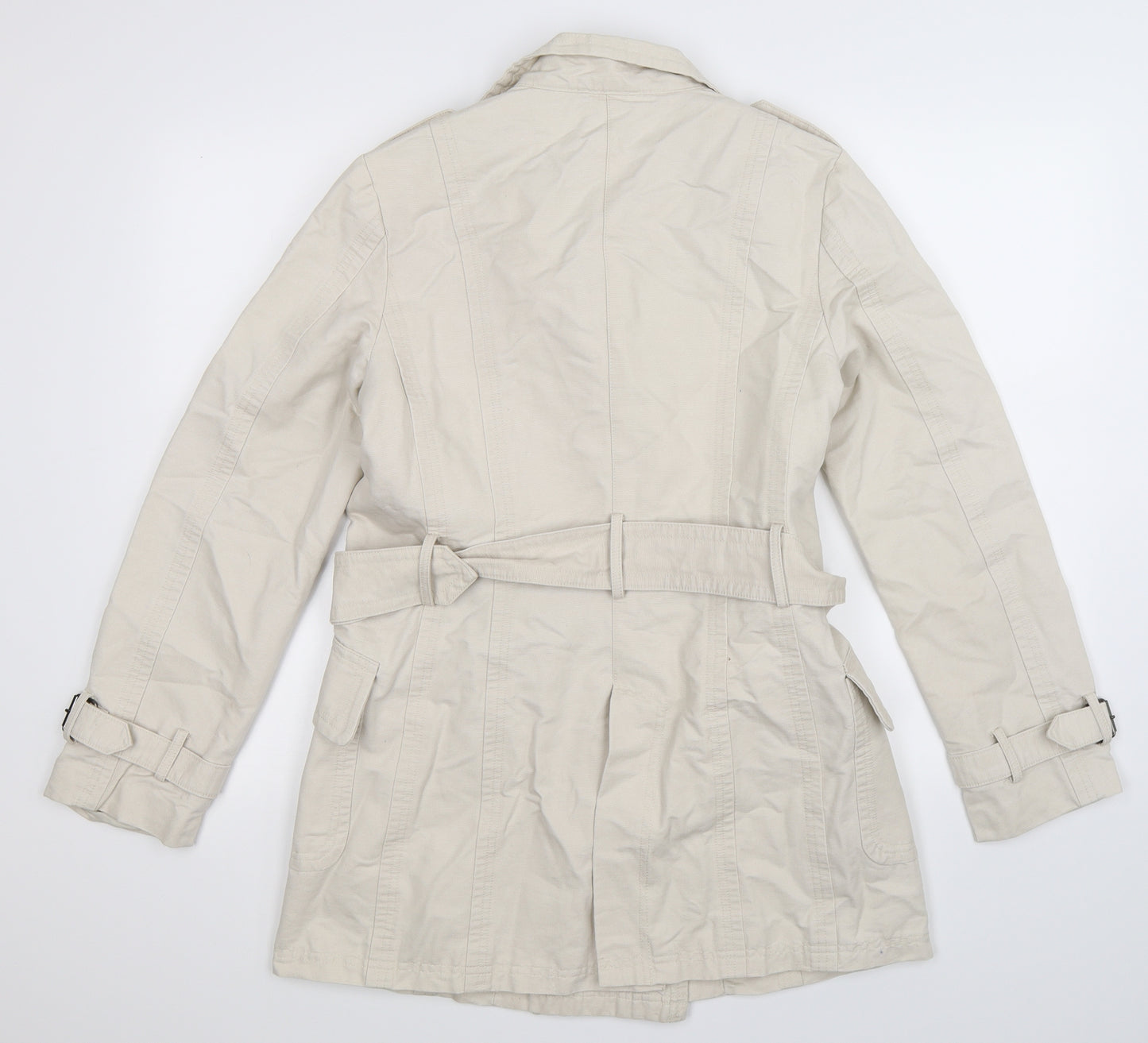 Papaya Womens Beige   Jacket Coat Size 14