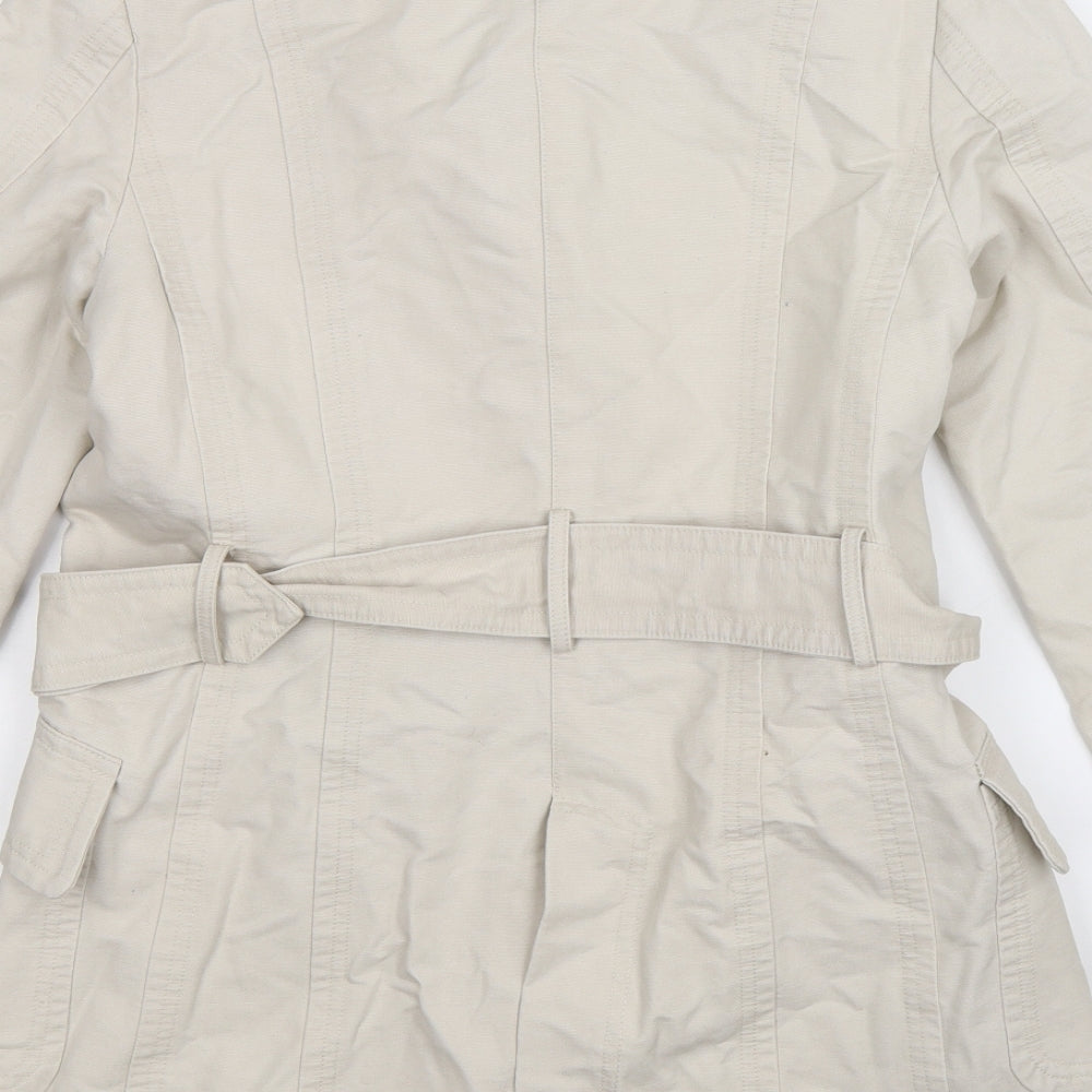 Papaya Womens Beige   Jacket Coat Size 14