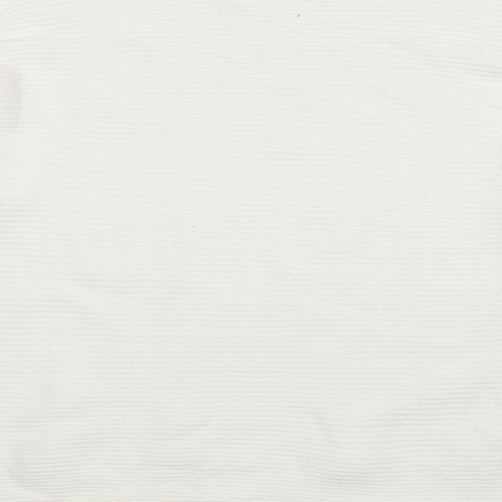 Primark Womens White  Knit Pullover Jumper Size 14