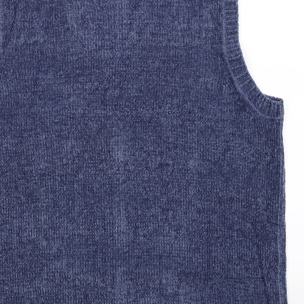 Preworn Womens Blue  Knit Vest Jumper Size 20