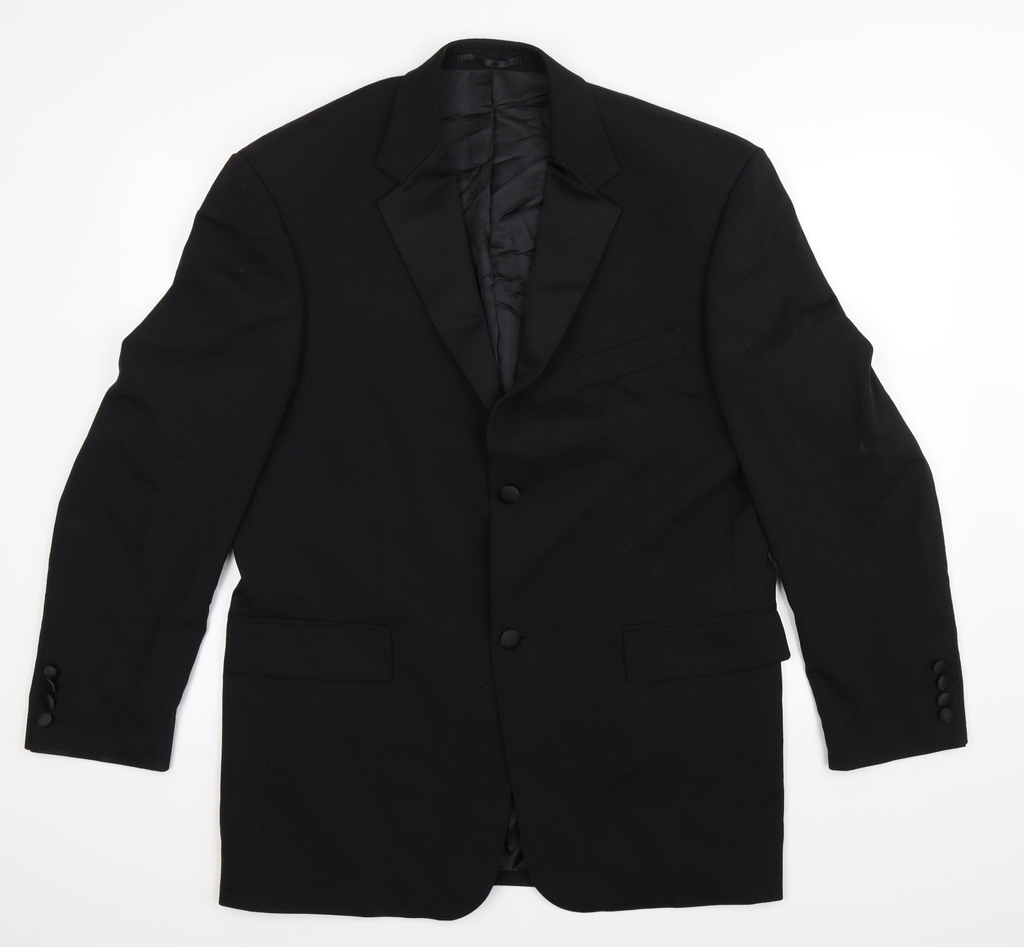 Moss Bros Mens Black   Jacket Suit Jacket Size 42