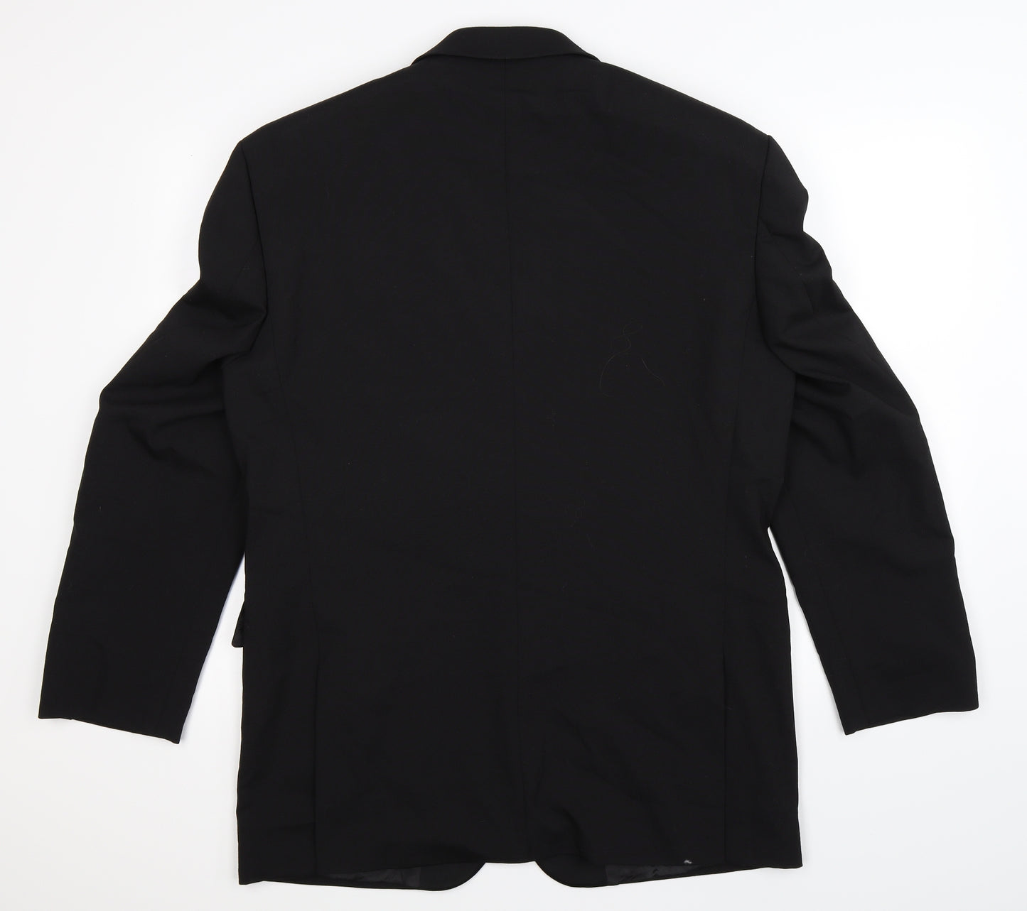 Moss Bros Mens Black   Jacket Suit Jacket Size 42