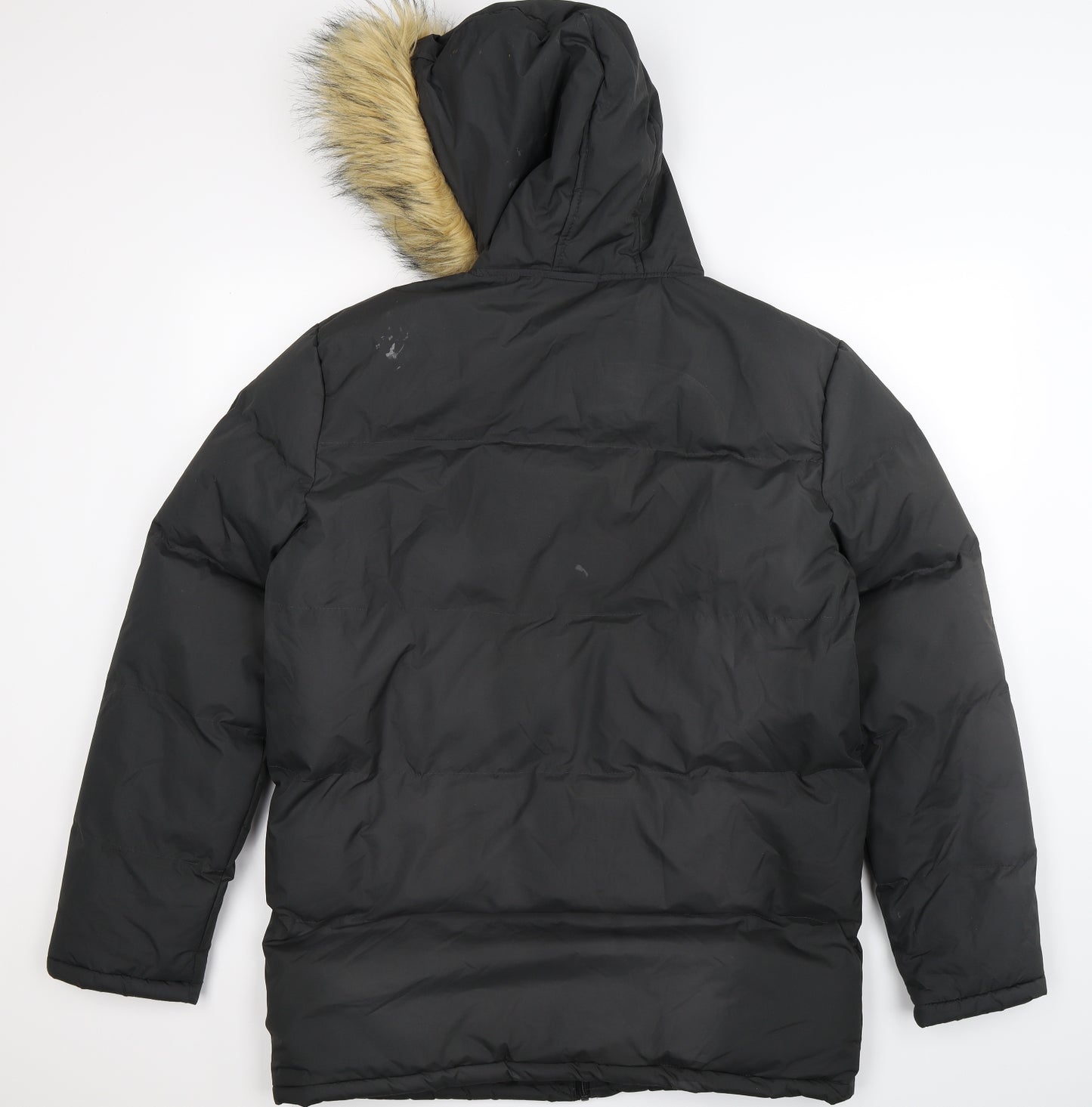Boohoo Mens Grey   Parka Coat Size L