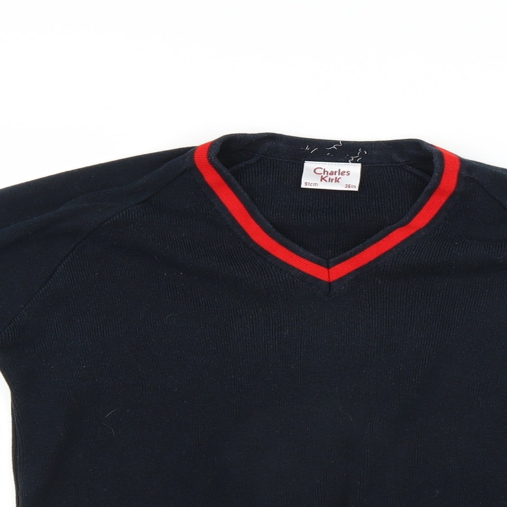 charles Kirk Mens Blue   Pullover Jumper Size M