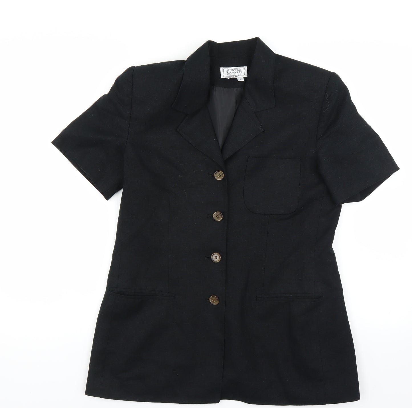 Jennifer Moore Womens Black   Jacket Blazer Size 8
