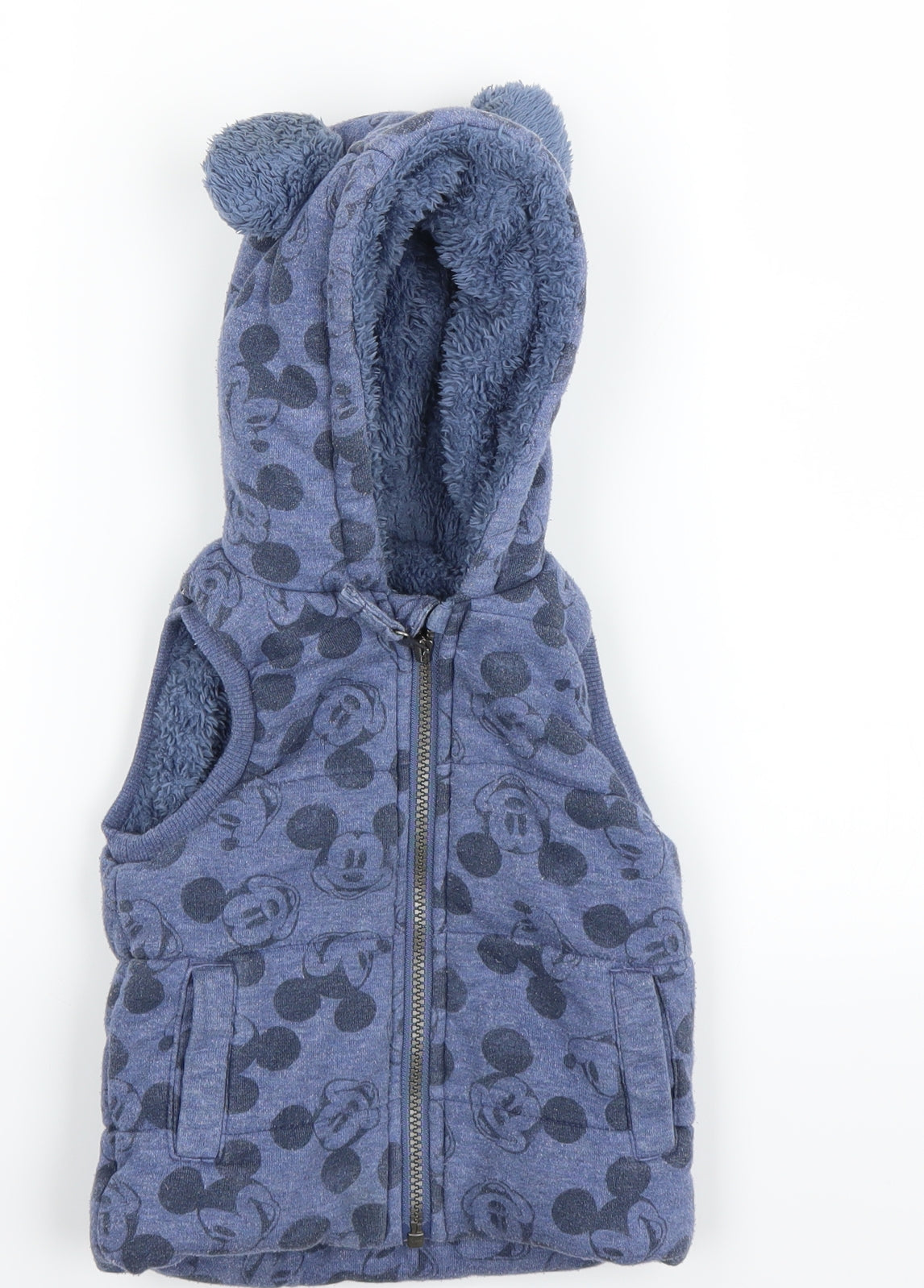 George Baby Blue   Gilet Coat Size 12-18 Months