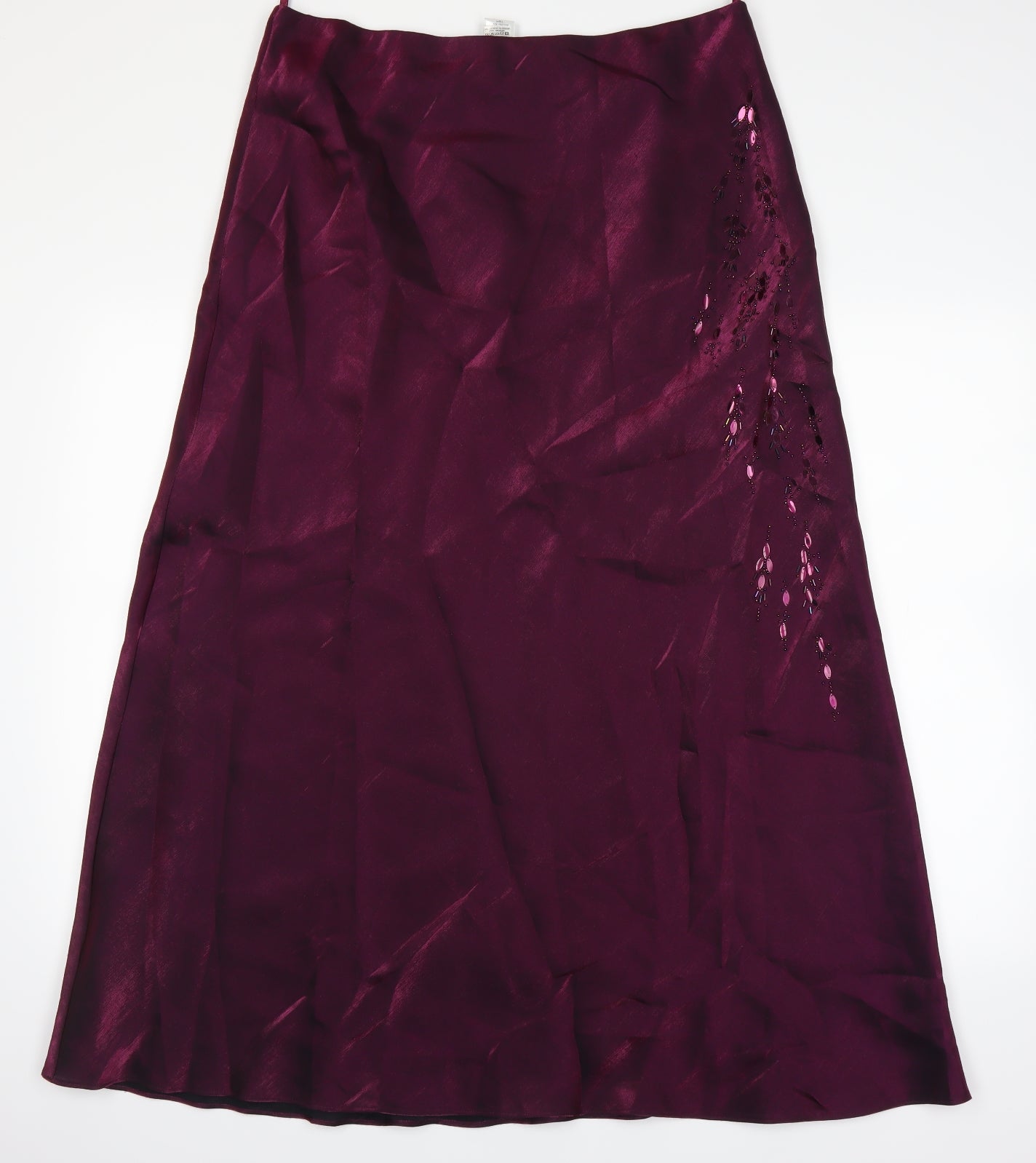 Debut Womens Purple   A-Line Skirt Size 18