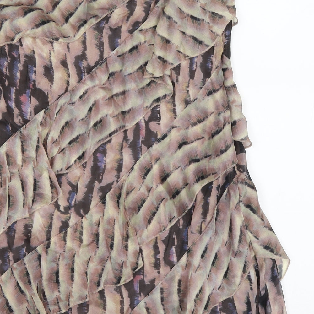 Mint Velvet Womens Multicoloured Animal Print  A-Line Skirt Size 10