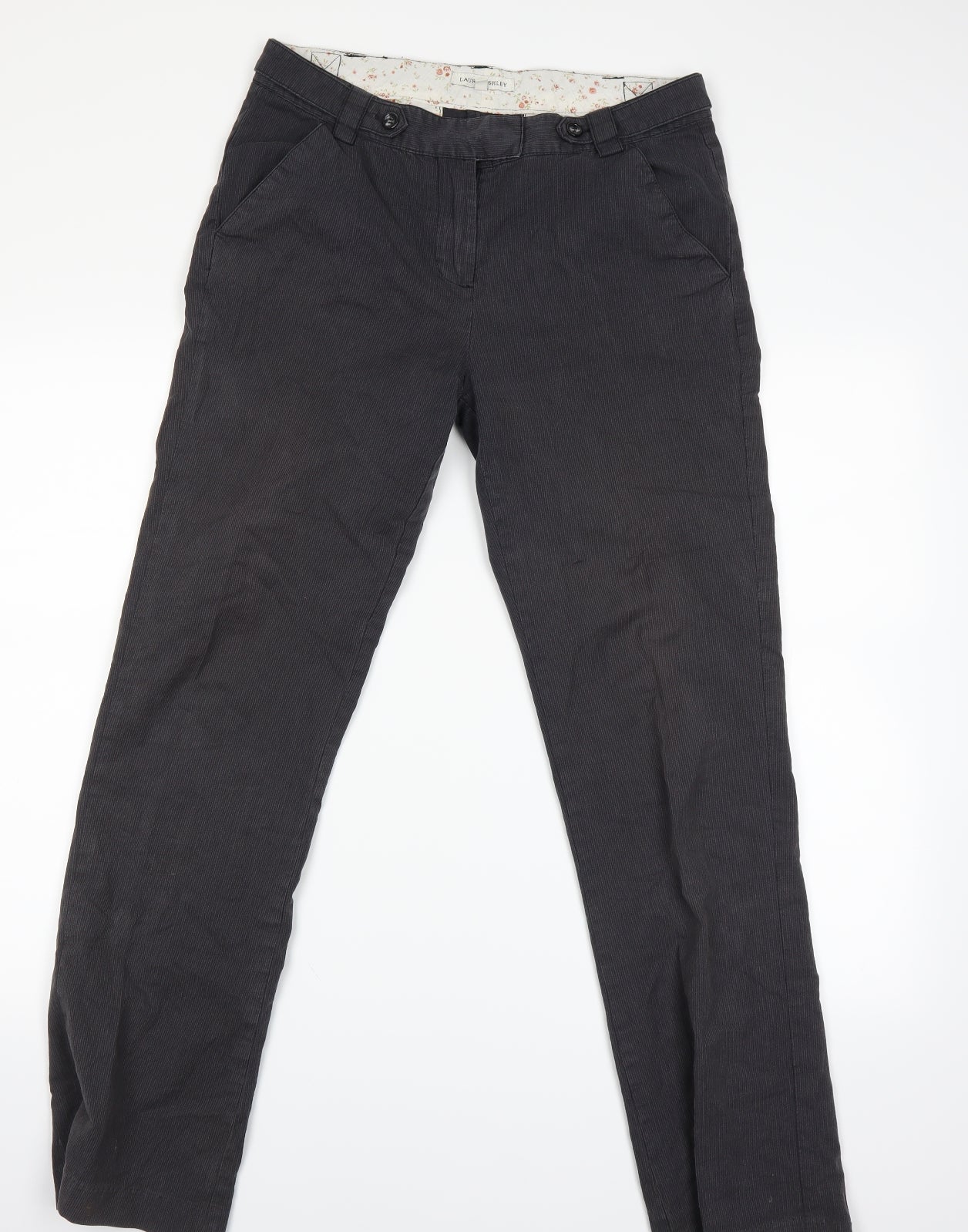 Laura Ashley Womens Grey   Trousers  Size 12 L26 in