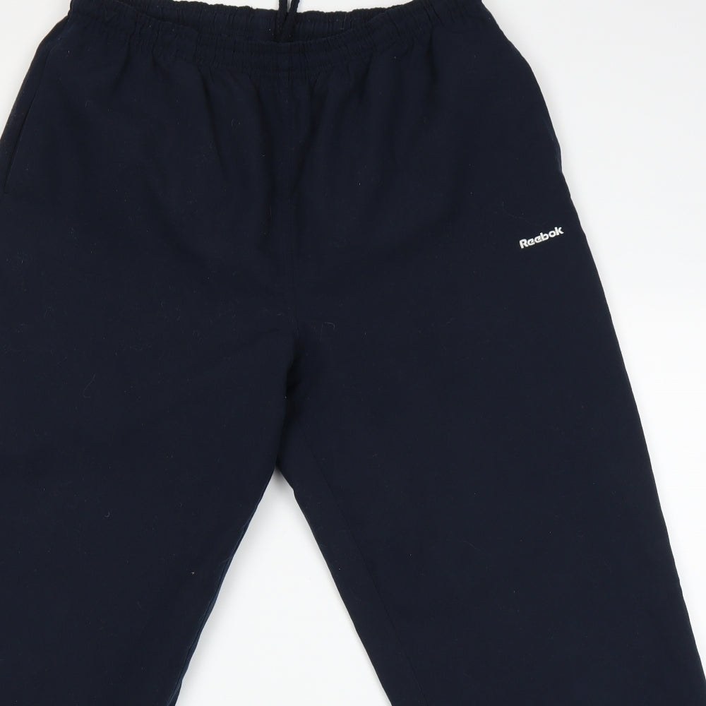 Reebok Womens Blue   Rain Trousers Trousers Size 14