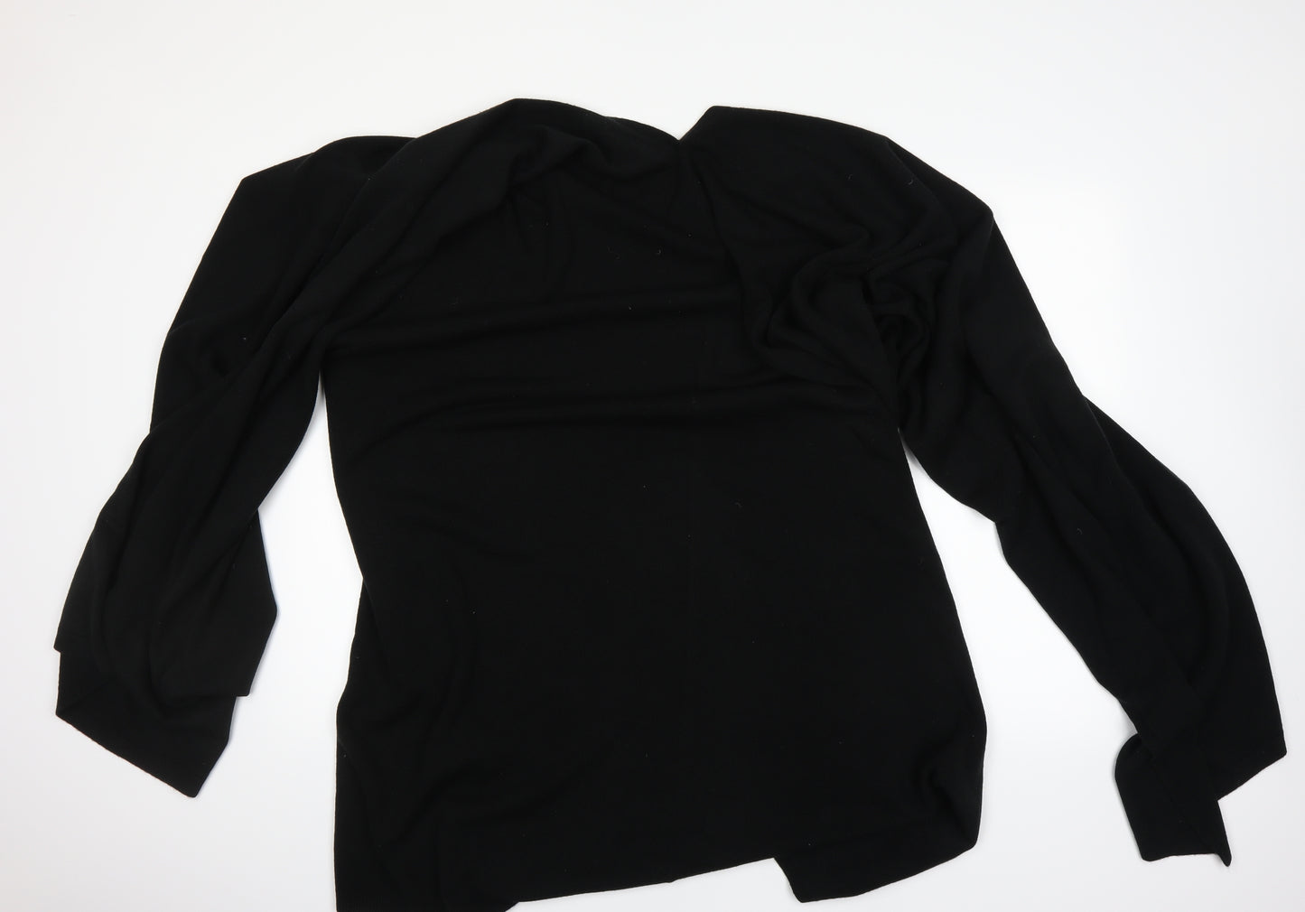 Ann Harvey Womens Black   Cape Jumper One Size