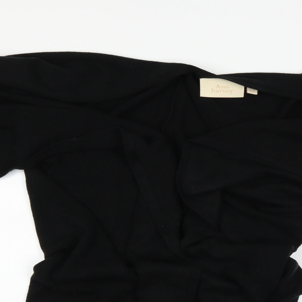 Ann Harvey Womens Black   Cape Jumper One Size