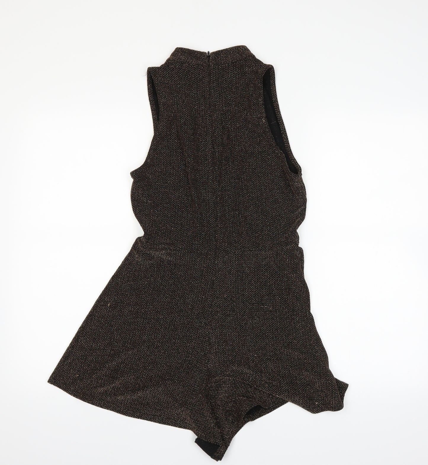 Top shop Womens Gold   A-Line  Size 10