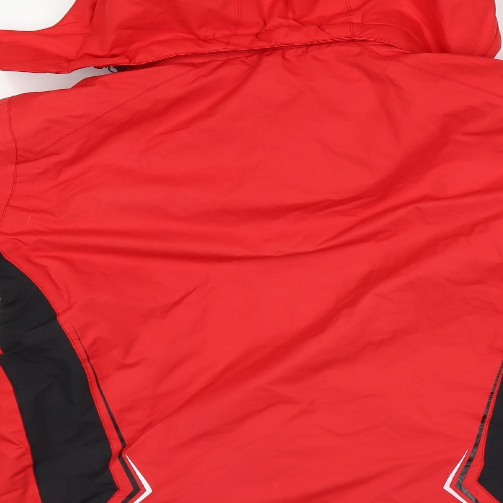 No Fear Boys Red   Overcoat Coat Size 11-12 Years