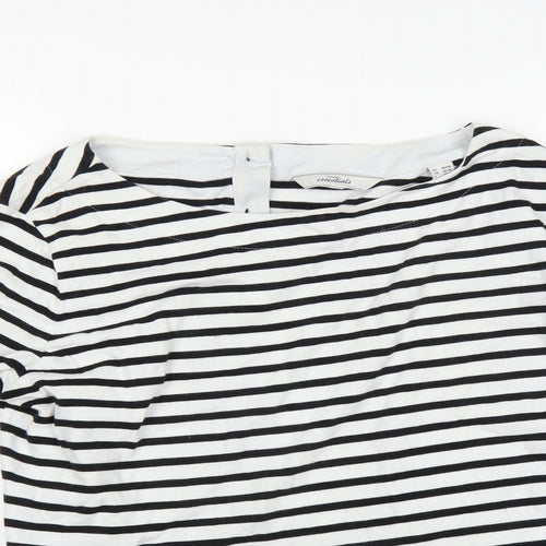tohibo Womens Multicoloured Striped  Basic T-Shirt Size 36