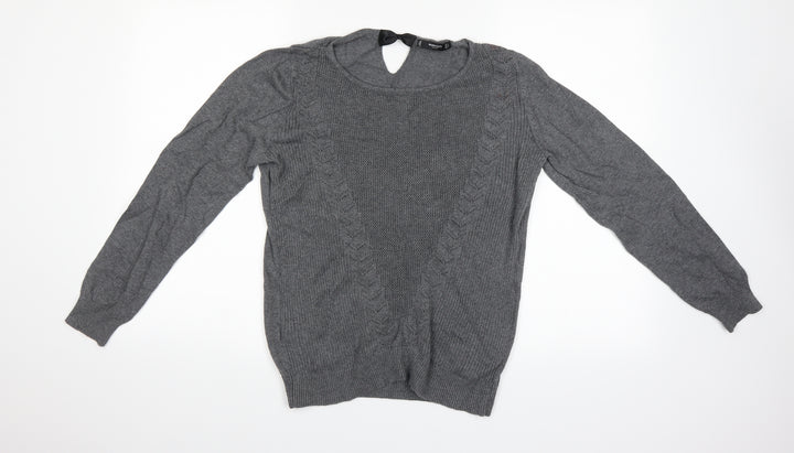 Mango Womens Grey   Pullover Jumper Size 14