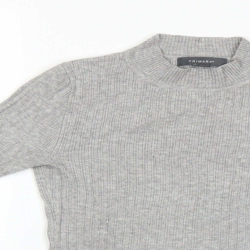 Primark Womens Grey   Pullover Jumper Size 6
