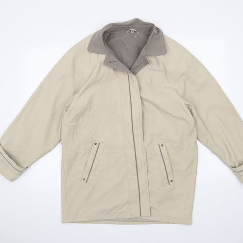 Telemac Womens Beige   Jacket Coat Size M