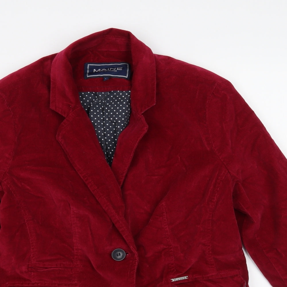 Maine Womens Pink   Jacket Coat Size 12