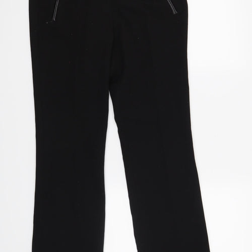 F&F Womens Black   Trousers  Size 6 L31 in