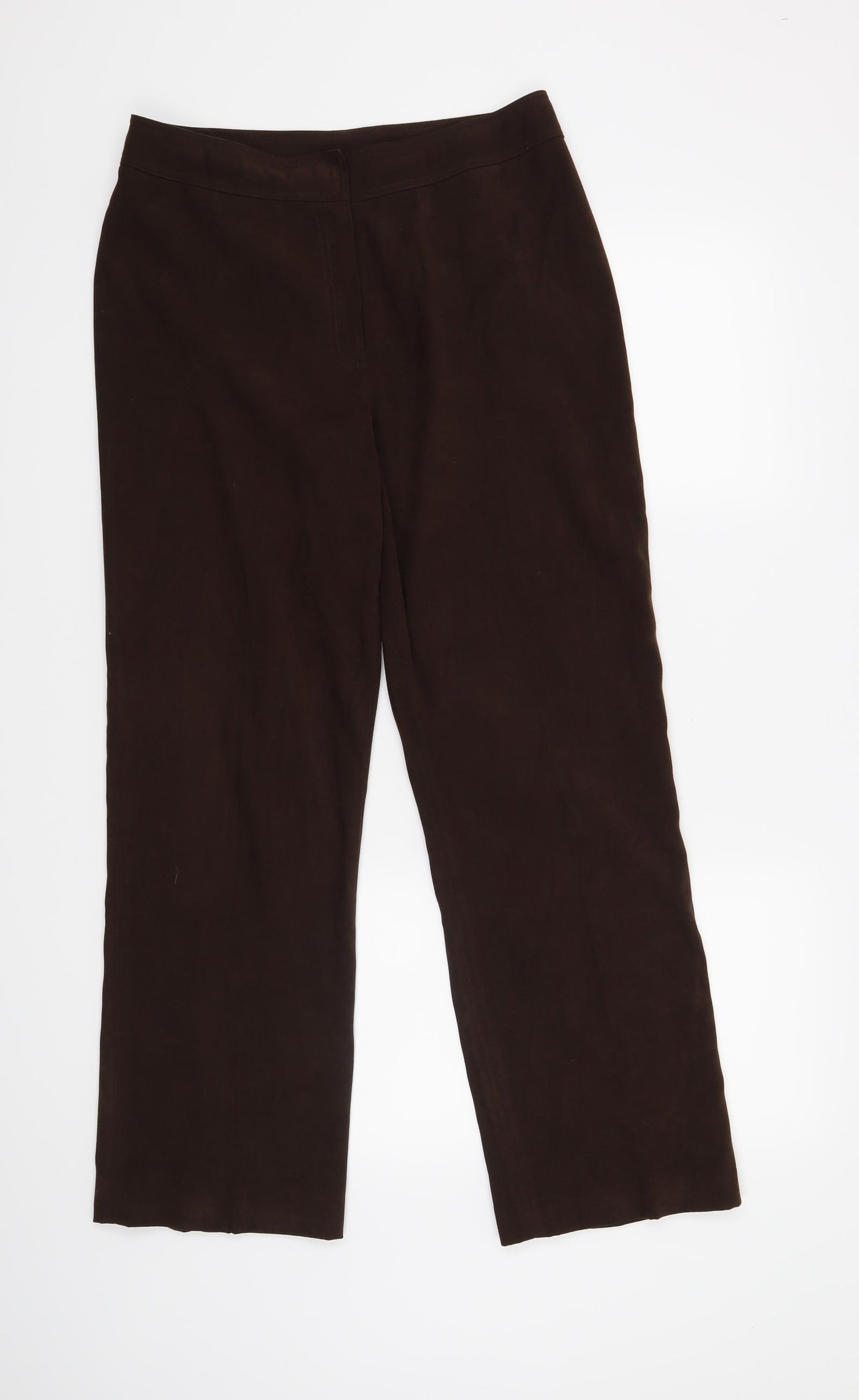 Sarah Hamilton Womens Brown   Trousers  Size 12 L28 in