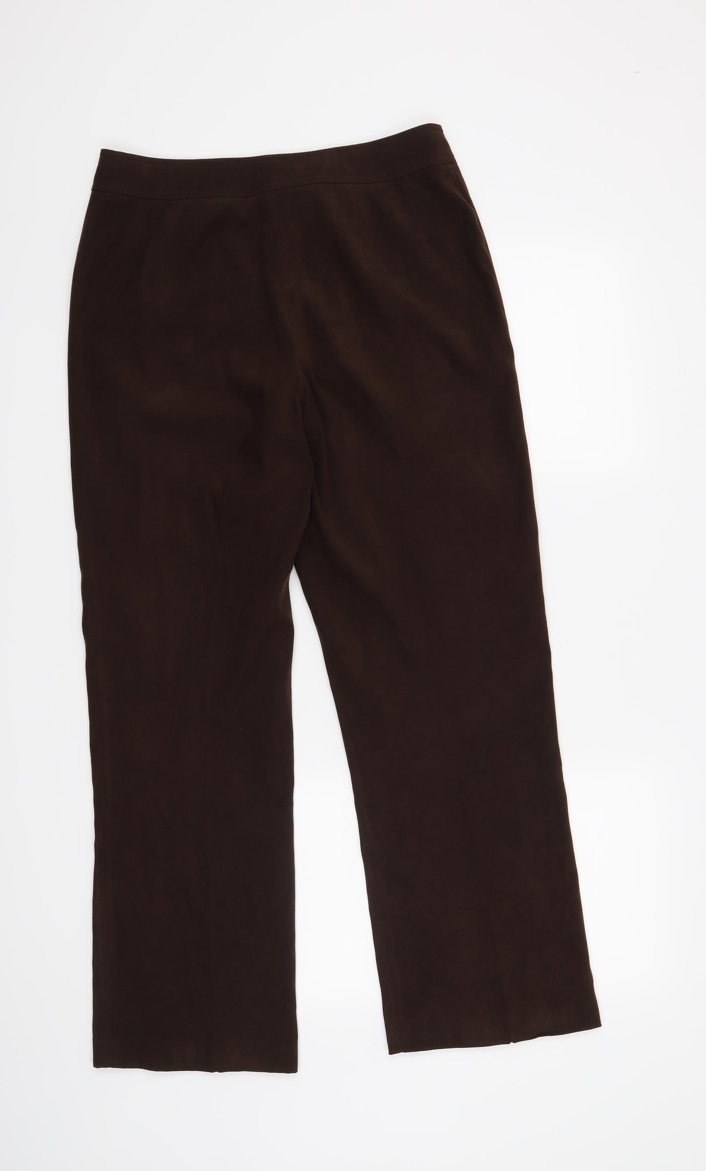Sarah Hamilton Womens Brown   Trousers  Size 12 L28 in