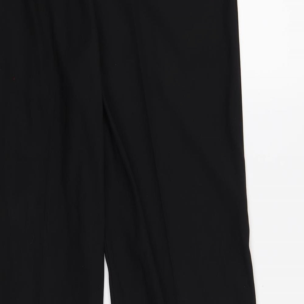 AMARANTO Womens Black   Trousers  Size 14 L31 in