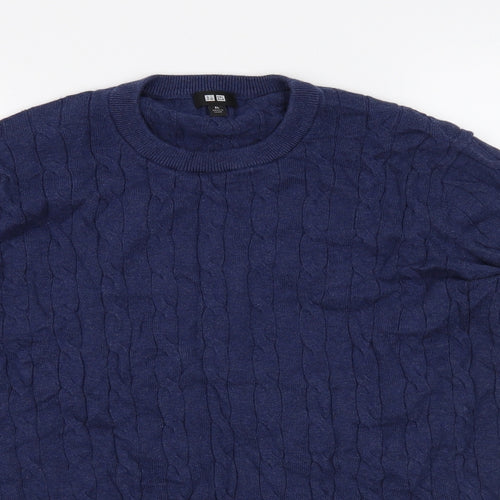 Uniqlo Mens Blue   Pullover Jumper Size XL