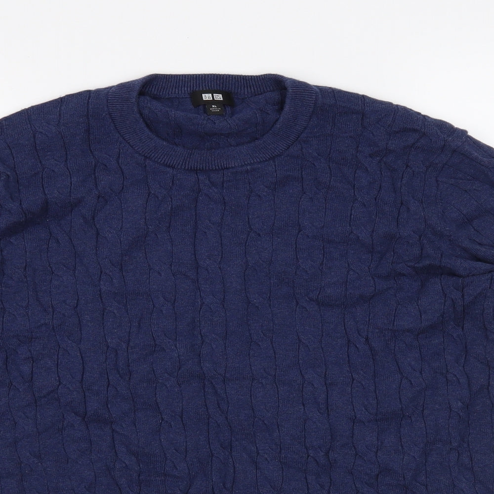 Uniqlo Mens Blue   Pullover Jumper Size XL