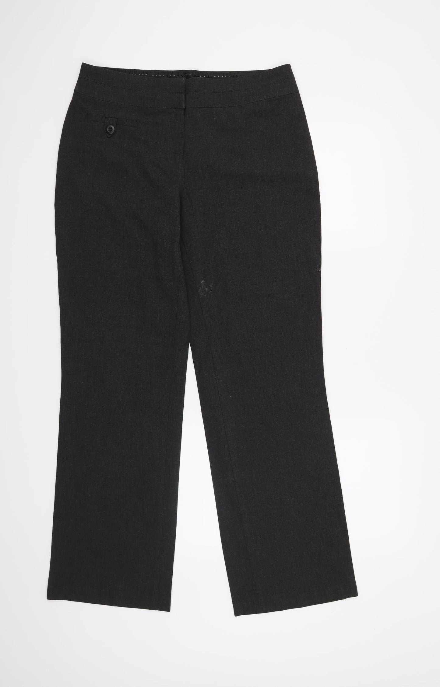Marks and Spencer Womens Grey   Trousers  Size 12 L30 in
