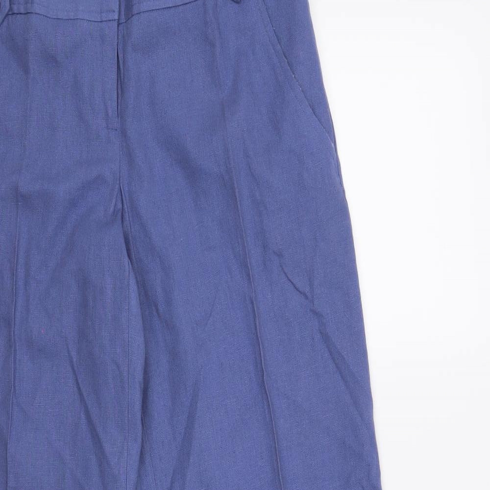 Papaya Womens Blue   Trousers  Size 10 L30 in
