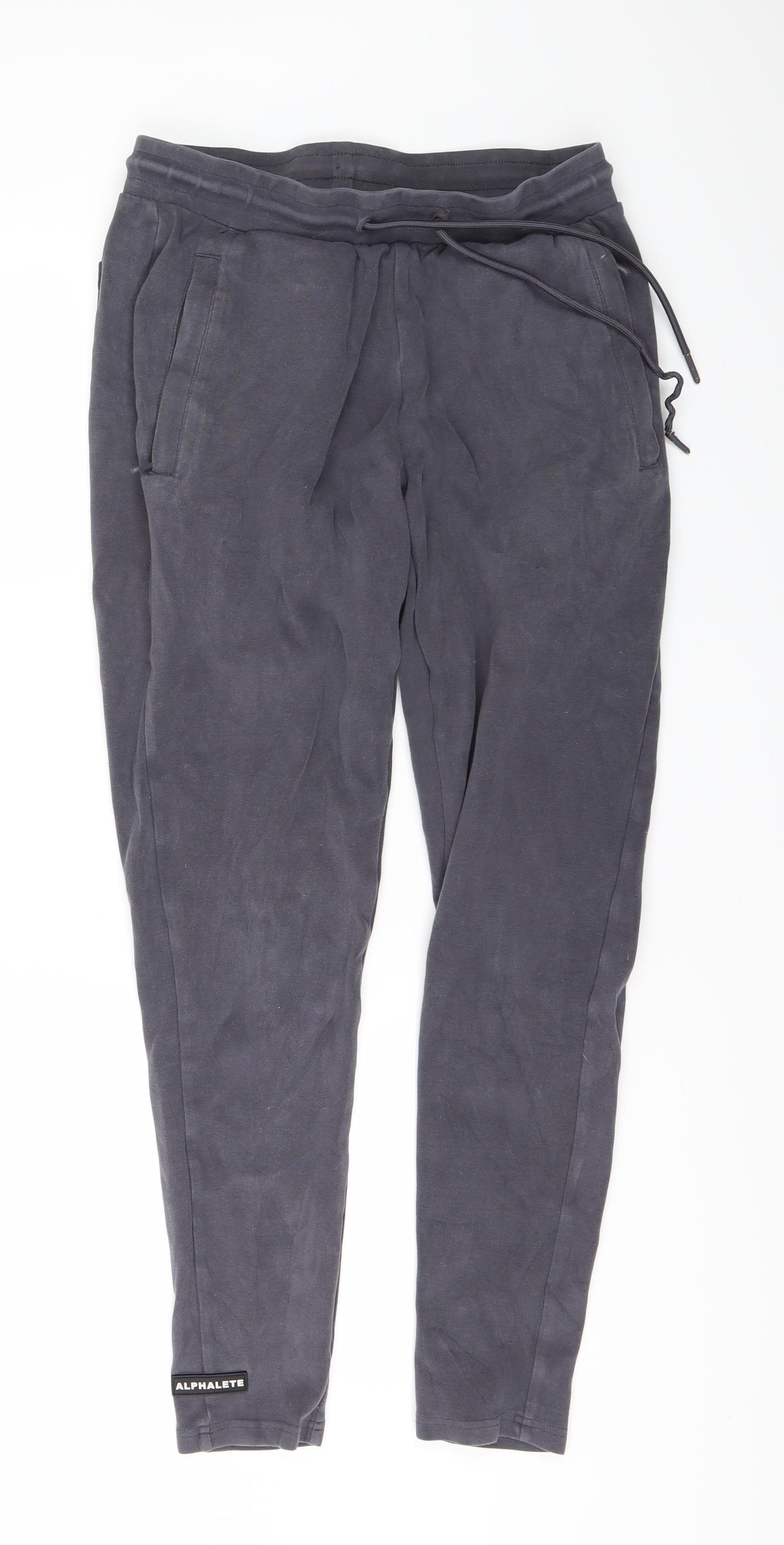 ALPHALETE Womens Grey   Sweatpants Trousers Size M L26 in