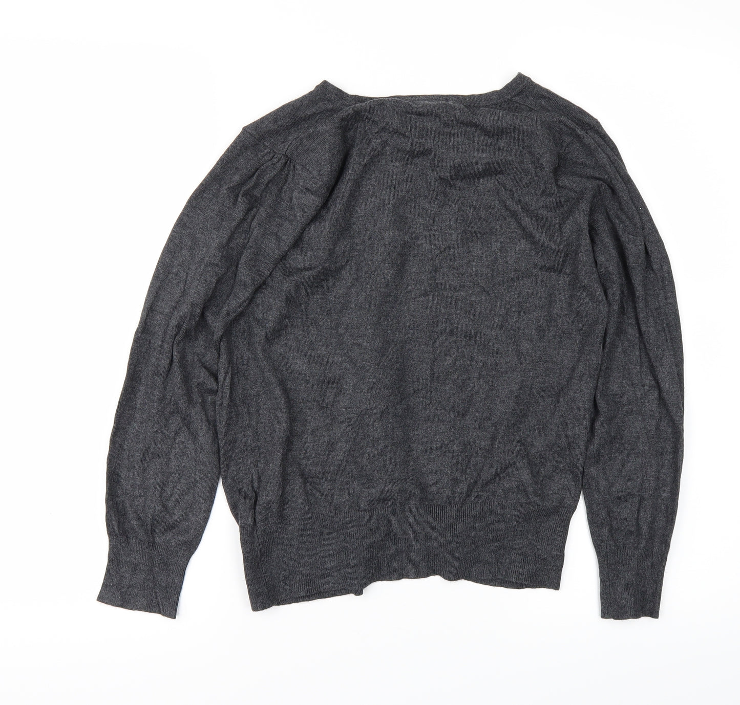 Marks and Spencer Womens Grey   Cardigan Jumper Size 10