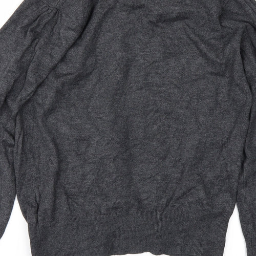 Marks and Spencer Womens Grey   Cardigan Jumper Size 10