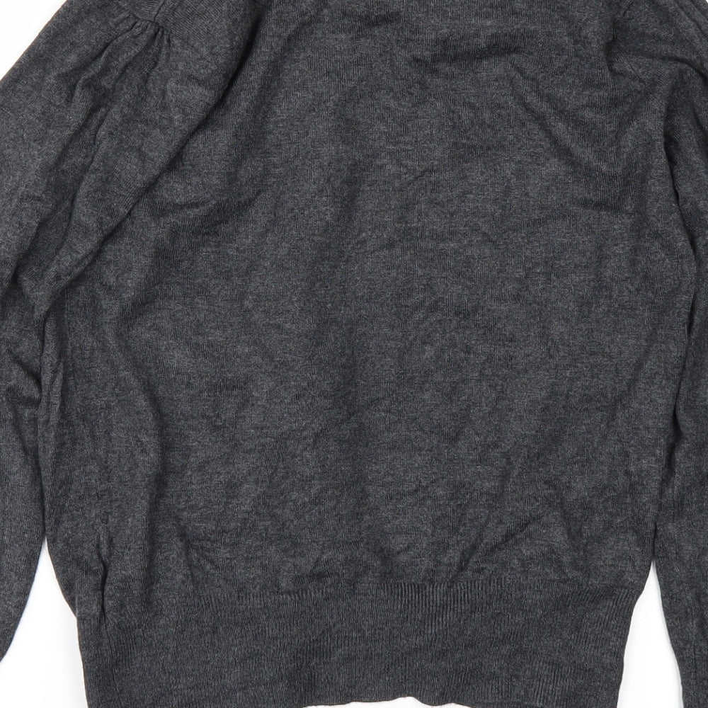 Marks and Spencer Womens Grey   Cardigan Jumper Size 10