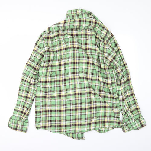 uni Mens Green    Dress Shirt Size XL