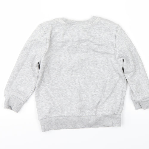 George Girls Grey   Pullover Jumper Size 2-3 Years