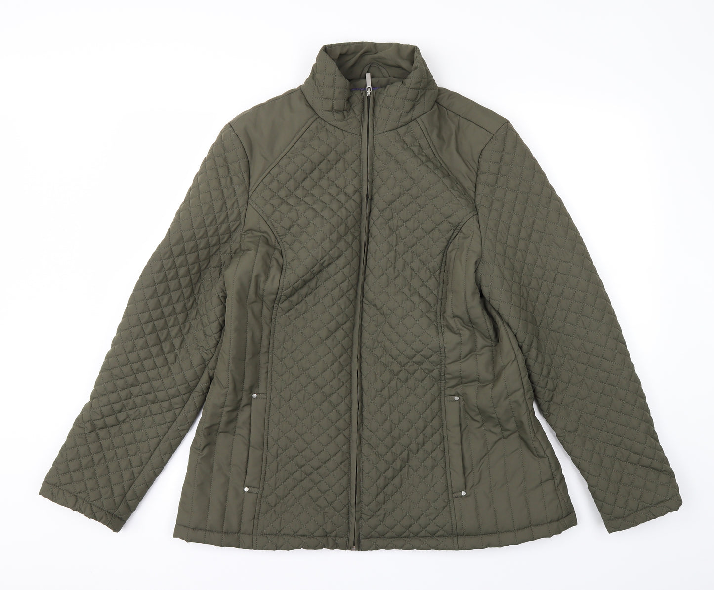 Autonomy Womens Green   Puffer Jacket Coat Size 14