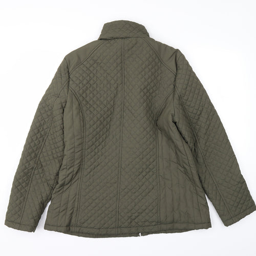 Autonomy Womens Green   Puffer Jacket Coat Size 14
