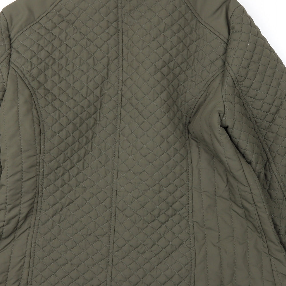 Autonomy Womens Green   Puffer Jacket Coat Size 14