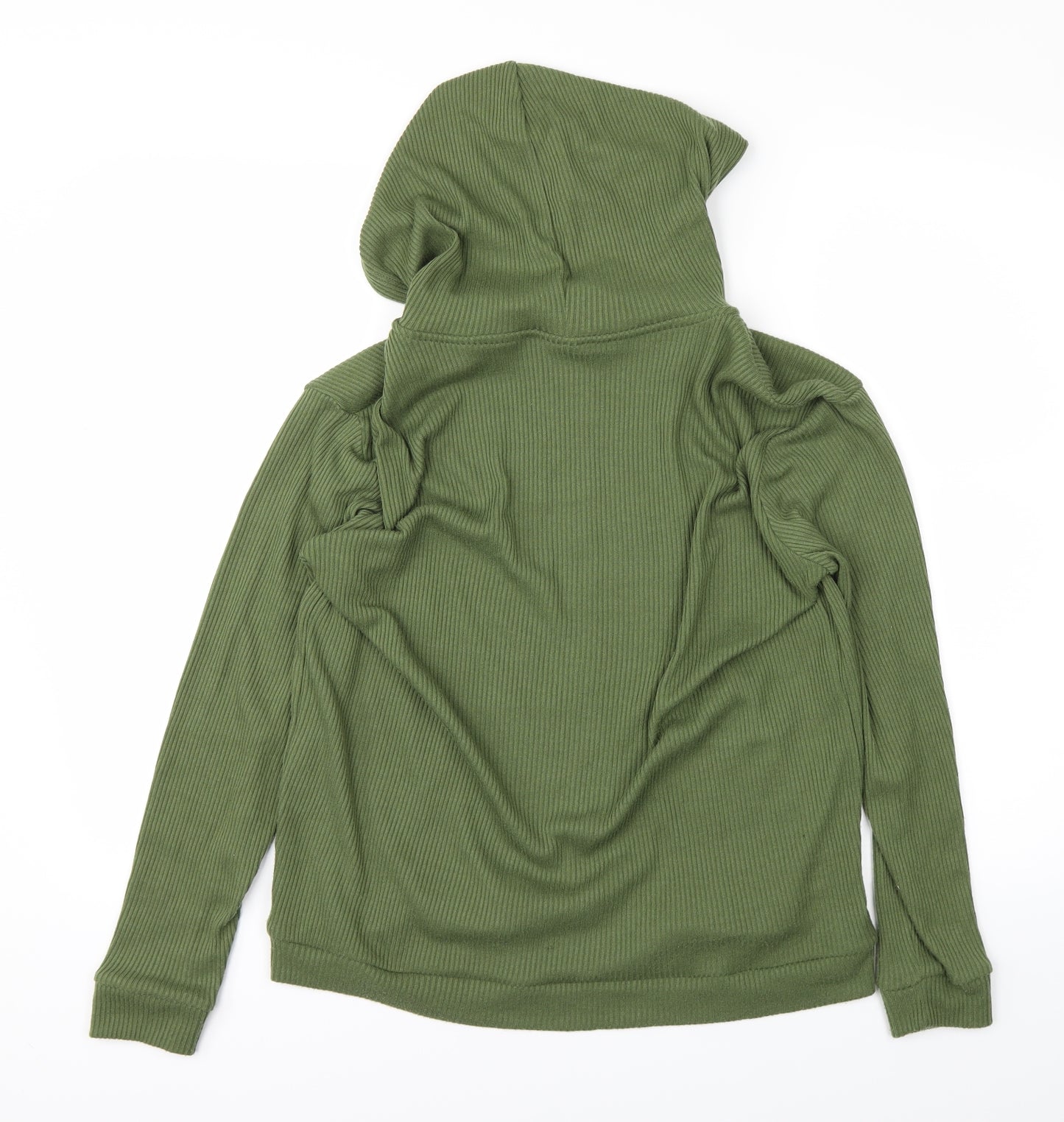 H&M Womens Green   Full Zip Hoodie Size M