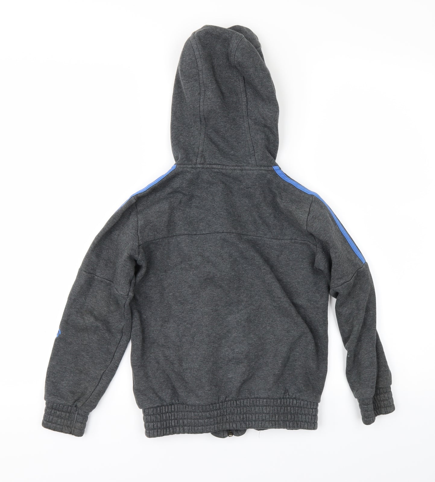 adidas Boys Grey   Full Zip Hoodie Size 7-8 Years