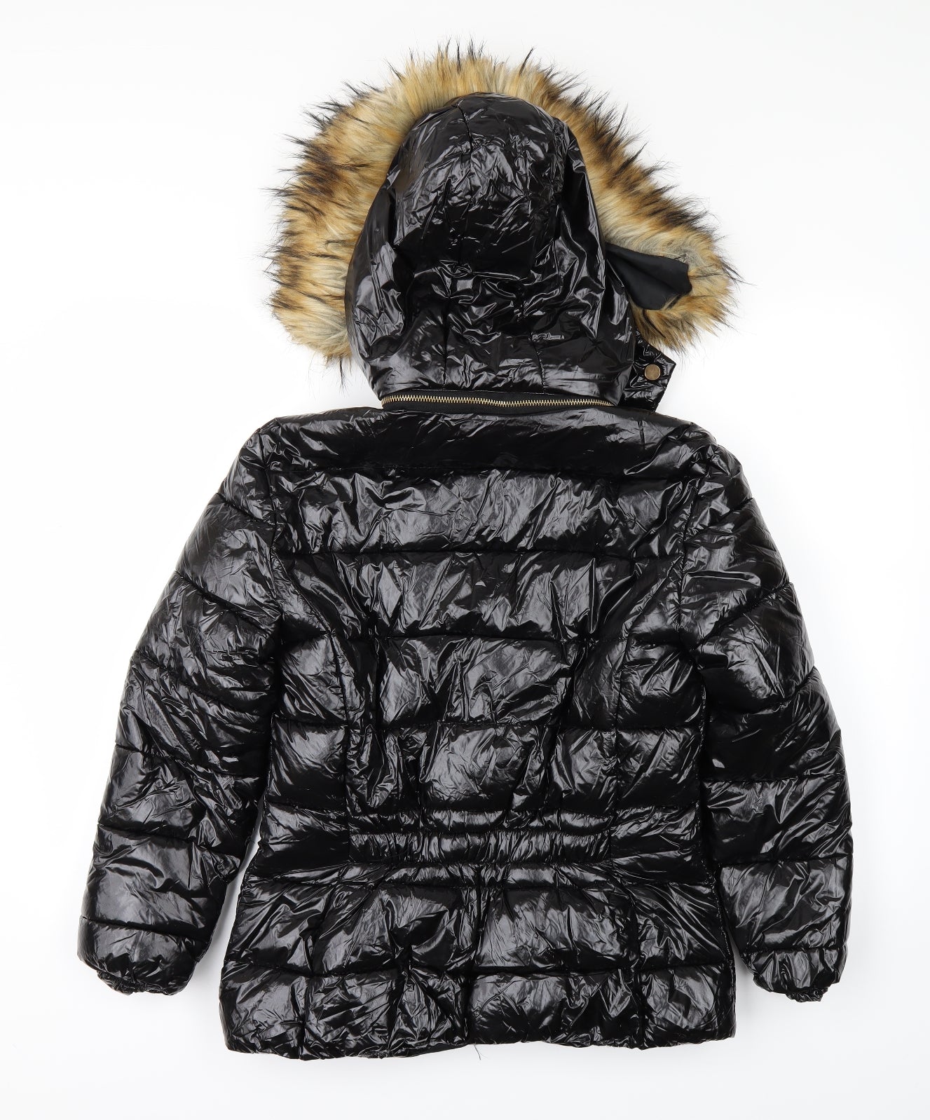 Love Sunshine Womens Black   Puffer Jacket Coat Size 14