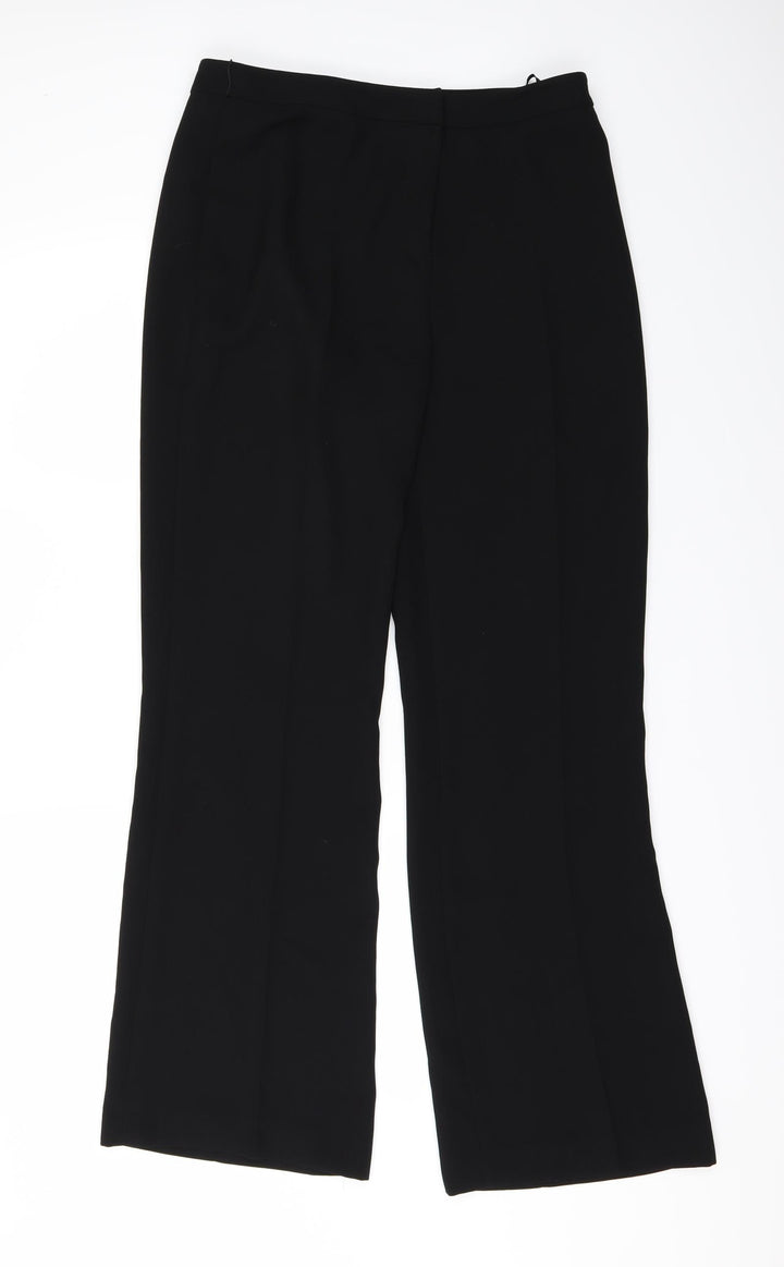 Principles Womens Black Trousers Size 12 L28 in