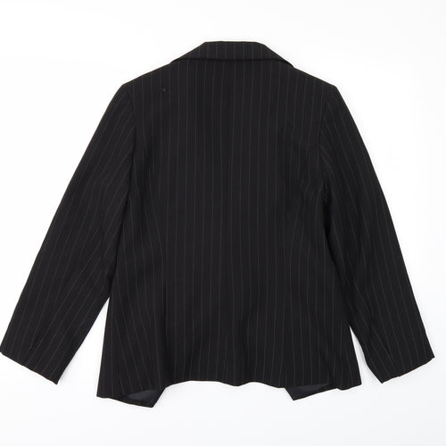 Atmosphere Womens Black   Overcoat Coat Size 12