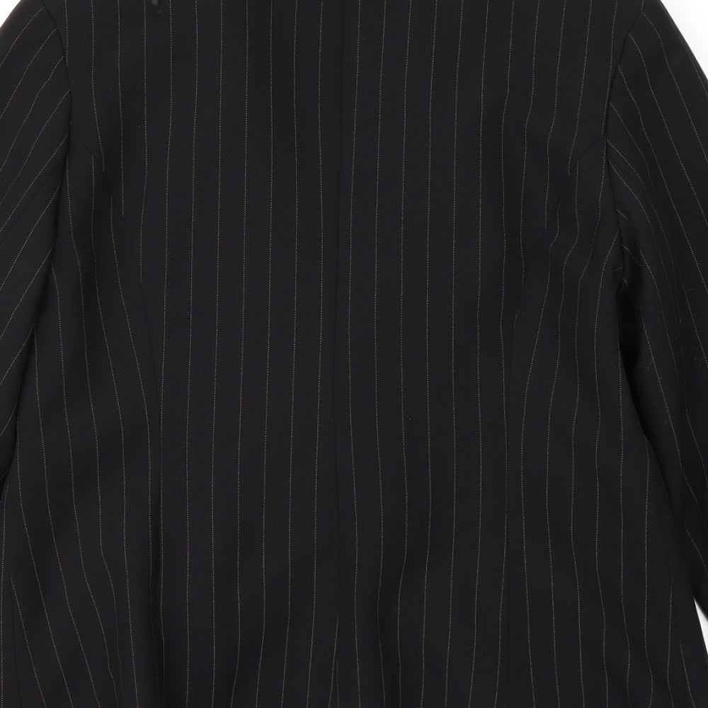 Atmosphere Womens Black   Overcoat Coat Size 12