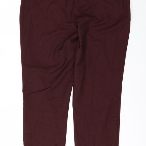 NEXT Womens Red   Trousers  Size 14 L27 in
